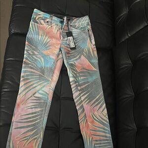 NWT Vintage Just Cavalli All Over Skinny Pants